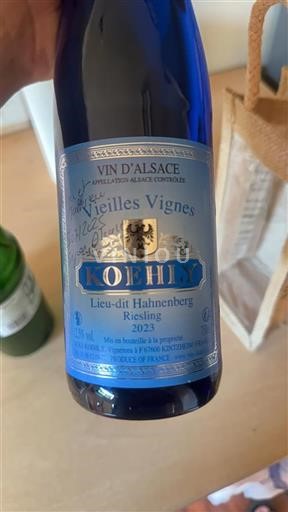 Alsace Grand Cru Koehly Vieilles Vignes 2023