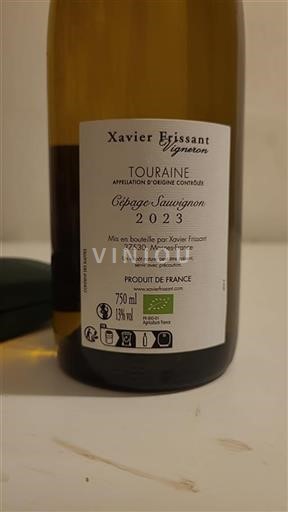 Valle del Loira Touraine Xavier Frissant Cépage Sauvignon 2023
