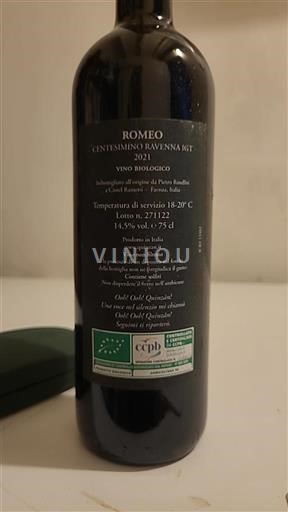 Emilia-Romagna Wines Unspecified Castel Raniero Romeo 2021