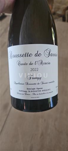 Savoie and Bugey Roussette de Savoie Bruno Lupin de l’Acacia 2022