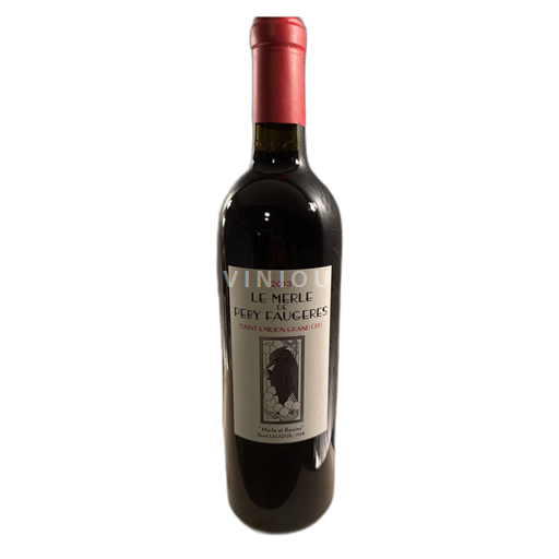 Burdeos Saint-Émilion Gran Cru Péby Faugères Le Merle 2013
