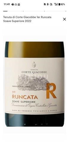 Veneto Soave Superiore Tenuta di Corte Giacobbe 1er Runcata 2022