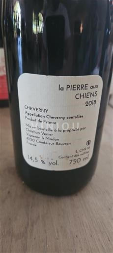 Údolí Loiry Cheverny Christian Venier La Pierre aux Chiens 2018