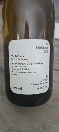 Valle della Loira Non specificato Christian Venier Les Perrières 2015