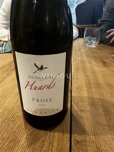 Valle della Loira Non specificato Domaine Des Huards Prose 2022