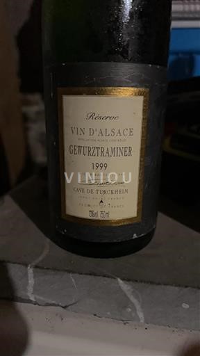 Alsace Ospecificerad Cave de Turckheim Réserve 1999