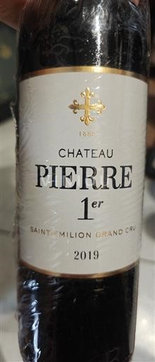 Bordéus Saint-Émilion Grand Cru Château Pierre 1er 2019