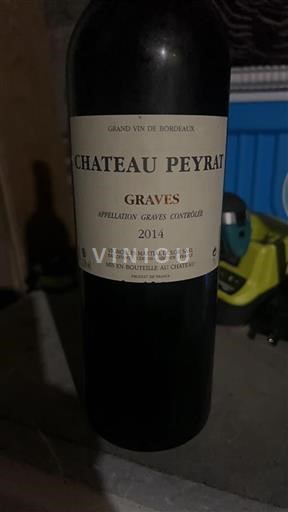 Burdeos Graves Château Peyrat 2014