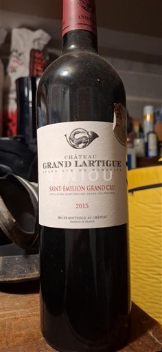 Bordeaux Saint-Émilion Grand Cru Grand Cru Château Grand Lartigue 2015