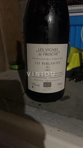 Thung lũng sông Loire Anjou Les Vignes du Fresche Les Bercantes 2022