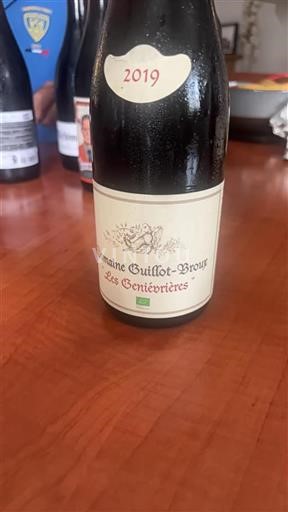 Bourgogne Mâcon och Mâcon-Villages Domaine Guillot-Broux Les Genièvrières 2019
