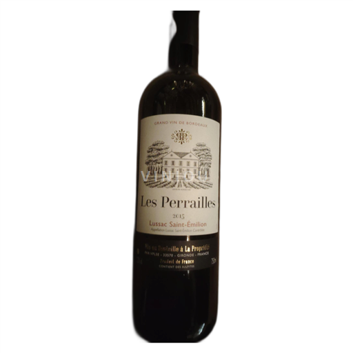 Vin Rouge sec Les Perrailles 2015 France Bordeaux Lussac-saint-émilion AOC