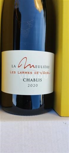 Borgogna Chablis La Meulière Les Larmes de L'oubli 2020