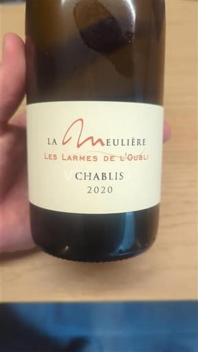 Borgogna Chablis La Meulière Les Larmes de L'oubli 2020