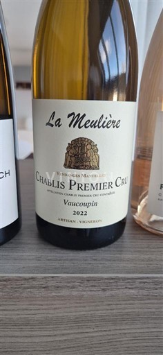 Burgundy Chablis Premier Cru La Meulière Vaucoupin 2022