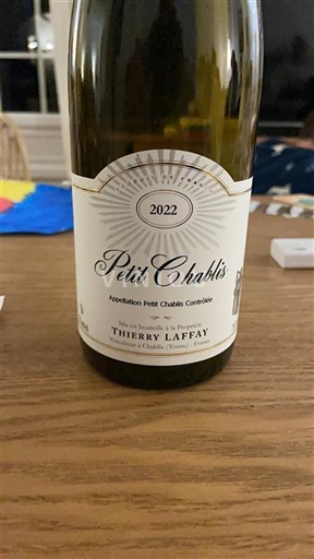 Burgundy Petit Chablis Thierry Laffay 2022