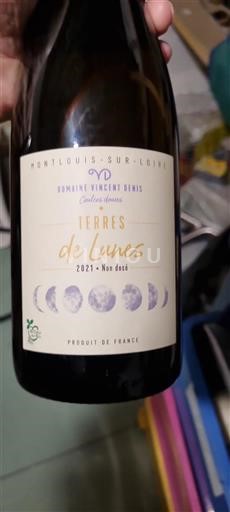 Dolina Loare Montlouis-sur-Loire Domaine Vincent Denis Terres de Lunes 2021