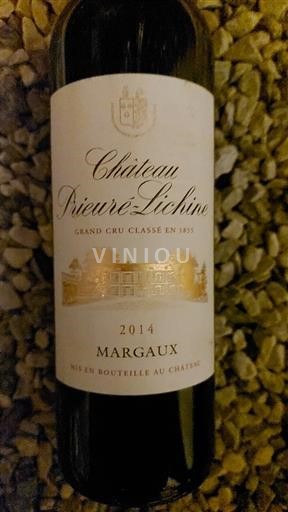 Bordeaux Margaux Grand Cru Château Prieuré-Lichine 2014