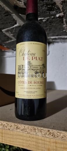 Bordeaux Côtes-de-Bourg Château Le Piat 1999