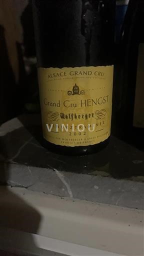 Alsace Alsace Grand Cru Grand Cru Wolfberger Grand Cru Hengst 2002