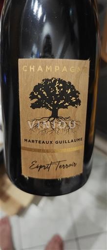 Champaña Champán Marteaux Guillaume Esprit Terroir 2016