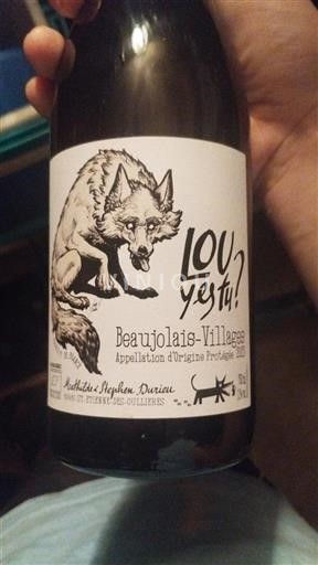 Beaujolais Beaujolais Villages Mathilde et Stephen Durieu Lou Y es-tu? 2023