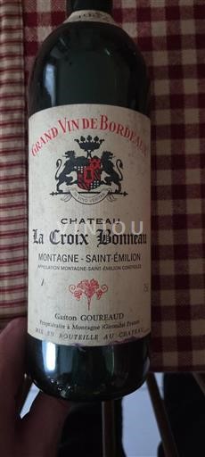 Bordéus Montagne-saint-émilion Château La Croix Bonneau 1982