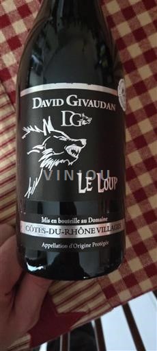 Rhône-dalen Côtes-du-Rhône-Villages David Givaudan Le Loup 2022