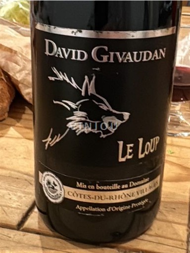 Rhône Valley Côtes du Rhône Villages David Givaudan Le Loup 2022