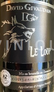Rhônen laakso Côtes-du-rhône-villages David Givaudan Le Loup 2022