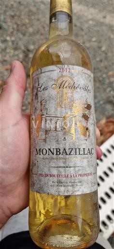 Vin Blanc moelleux Les Médiévales La Cave de Monbazillac 2012 France Sud-Ouest Monbazillac AOC