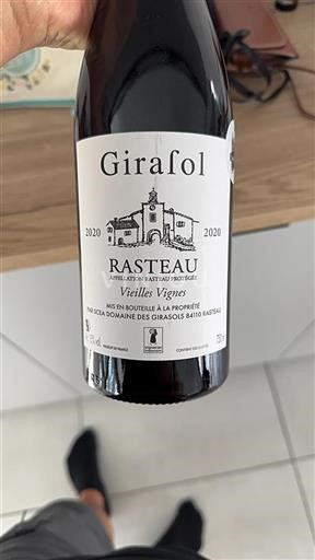Rhône Valley Rasteau Domaine Des Girasols Vieilles Vignes 2020