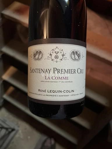Burgundi Santenay Premier Cru René Lequin-Colin La Comme 2021