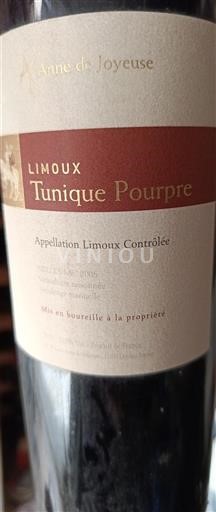 Languedoc Limoux Anne de Joyeuse Tunique Pourpre 2005