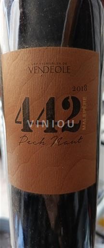 Languedoc Malepère Les Vignobles de Vendéole Pech Haut 2018