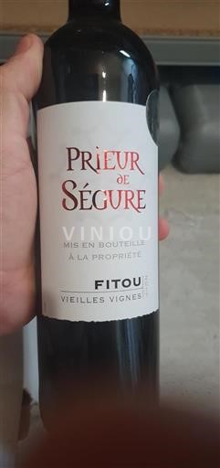 Vin Rouge sec Vieilles Vignes Prieur de Ségure 2017 France Languedoc Fitou AOC