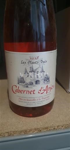 Loire Valley Cabernet d'Anjou Les Hauts Buis 2018