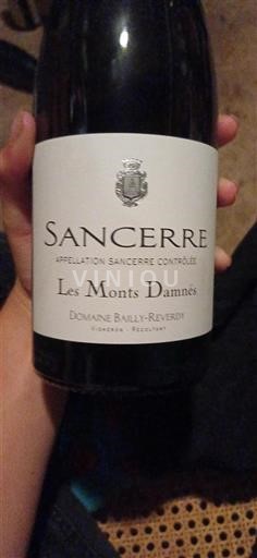Loirevallei Sancerre Domaine Bailly-Reverdy Les Monts Damnés Niet-geïntegreerd