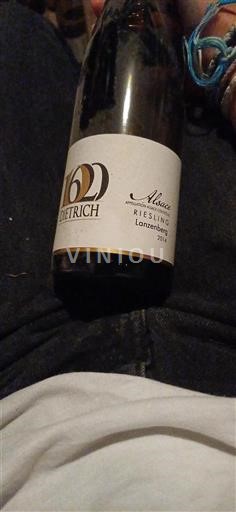 Alsace Riesling Grand Cru Dietrich Lanzenberg 2014
