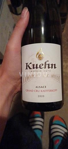 Alsace Không được chỉ định Grand Cru Kuehn 2020