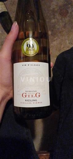 Alzacija Riesling Grand Cru Domaine Armand Gilg Vieilles Vignes Neleten.