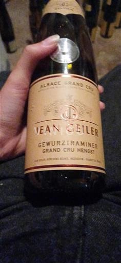 Alsace Gewurztraminer Grand Cru Jean Geiler Ikke årgangsbestemt