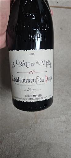Rhône-dalen Châteauneuf-du-Pape Famille Mayard La Crau de ma Mère 2016
