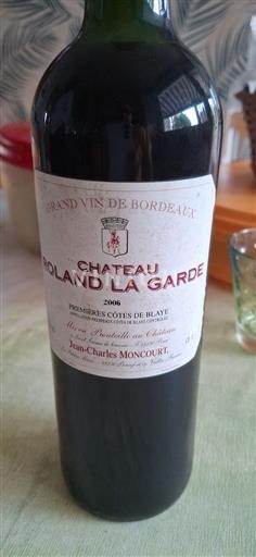 Bordeaux Nespecifikováno Château Roland La Garde 2006