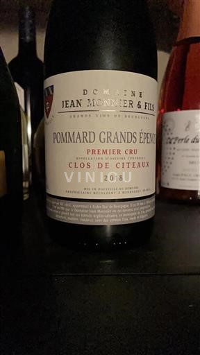 Burgundija Ni doloceno Premier Cru Jean Monnier & Fils Clos de Citeaux 2018