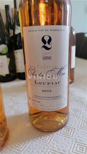 Bordeaux Loupiac Château Clos des Moas 2012