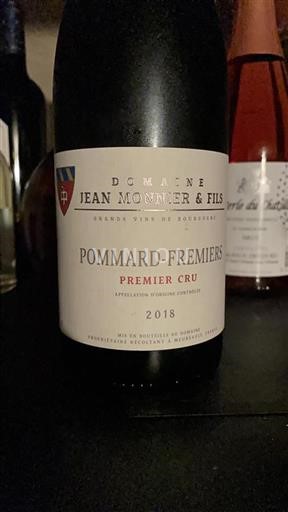 Burgundija Pommard Premier Cru Domaine Jean Monnier & Fils Pommard-Fremiers 2018