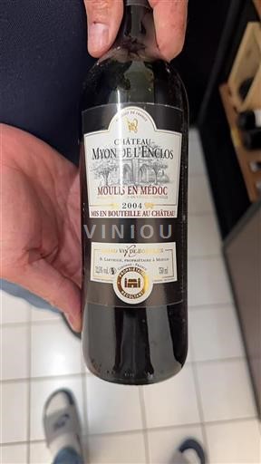 Burdeos Moulis-en-Médoc Château Myon de l'Enclos 2004
