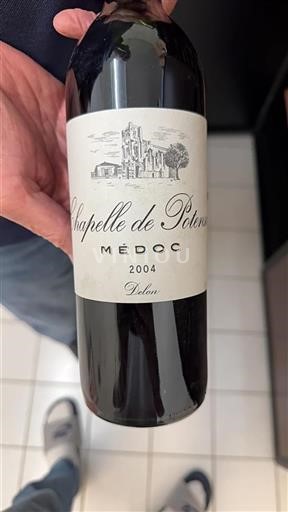 Bordéus Médoc Chapelle de Potensac 2004