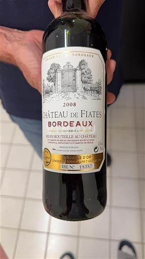 Bordeaux Château Fiates 2008